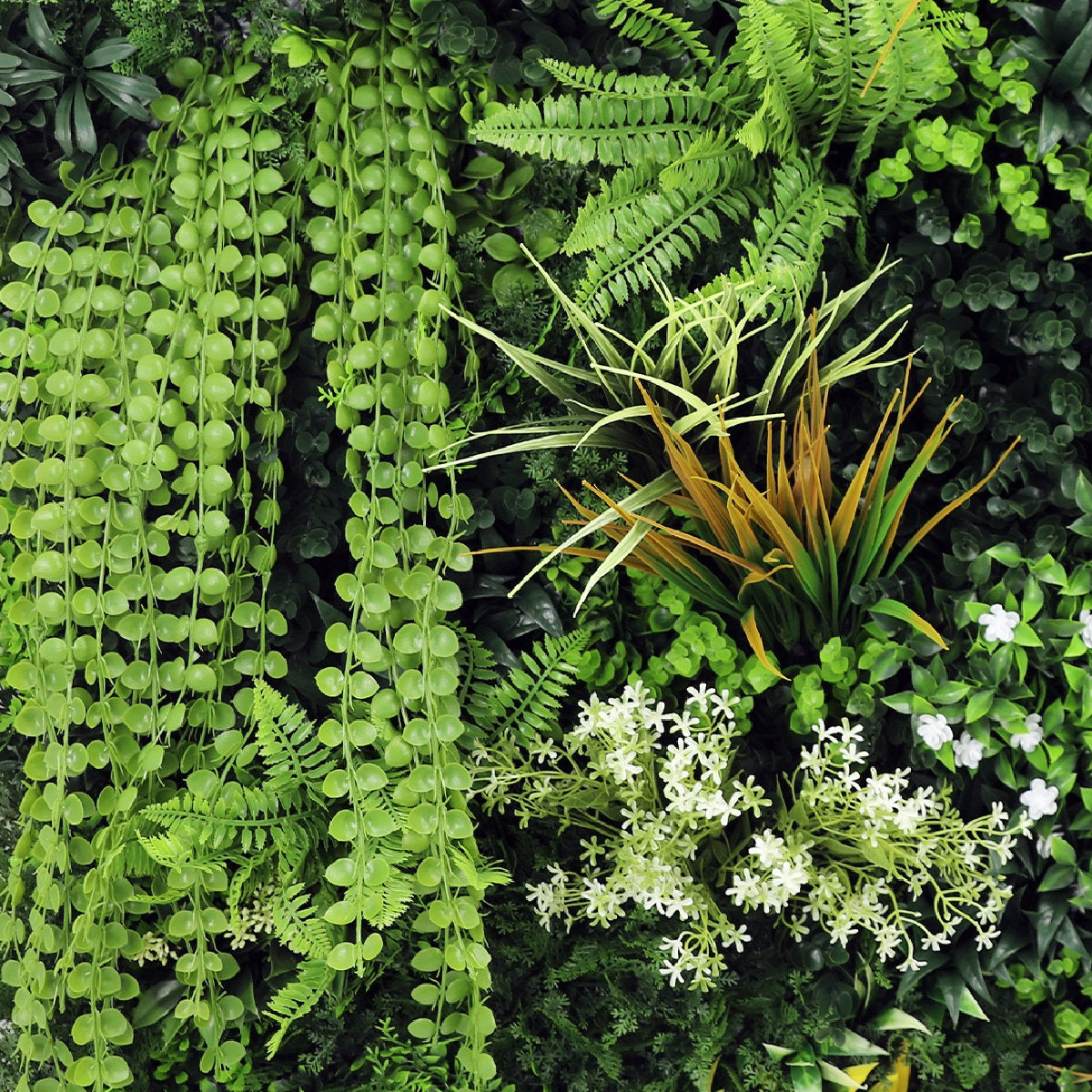 Premium Artificial Green Wall Panel 1m x 1m - Amazon
