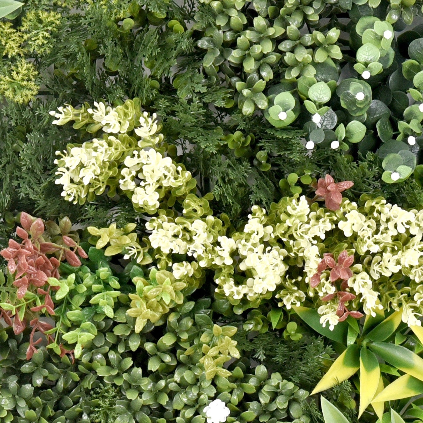 Premium Artificial Green Wall Panel 50cm x 50cm - Aurora