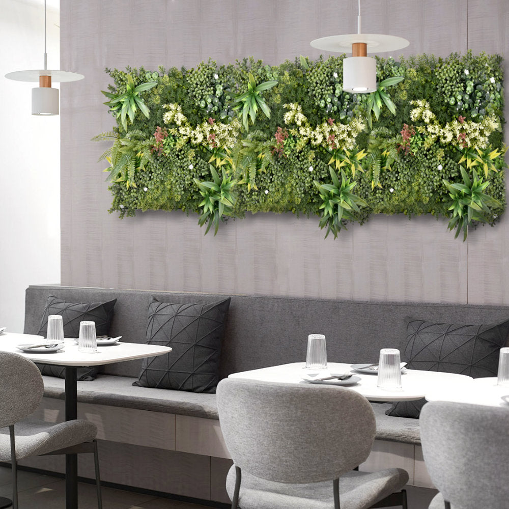 Premium Artificial Green Wall Panel 50cm x 50cm - Aurora