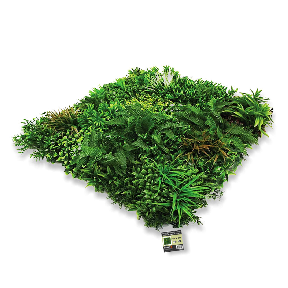 Premium Artificial Green Living Wall Panel Spring 1m x 1m