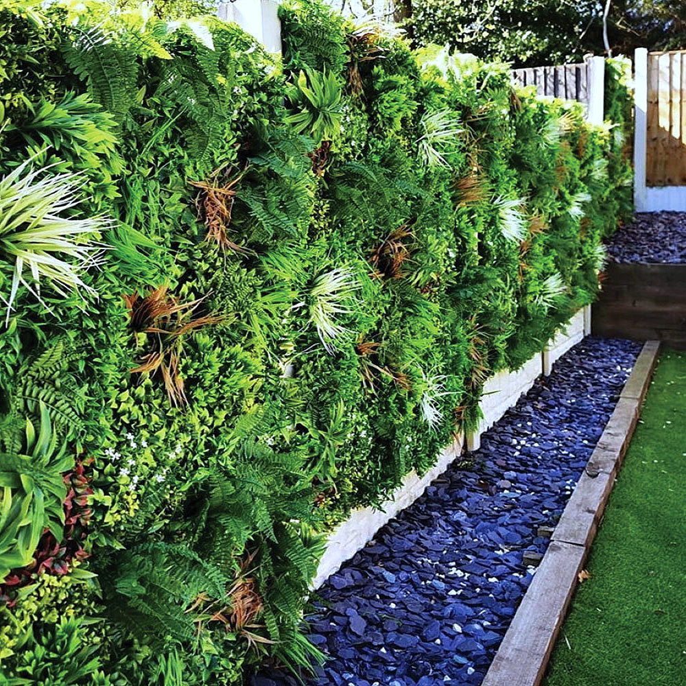 Premium Artificial Green Living Wall Panel Spring 1m x 1m