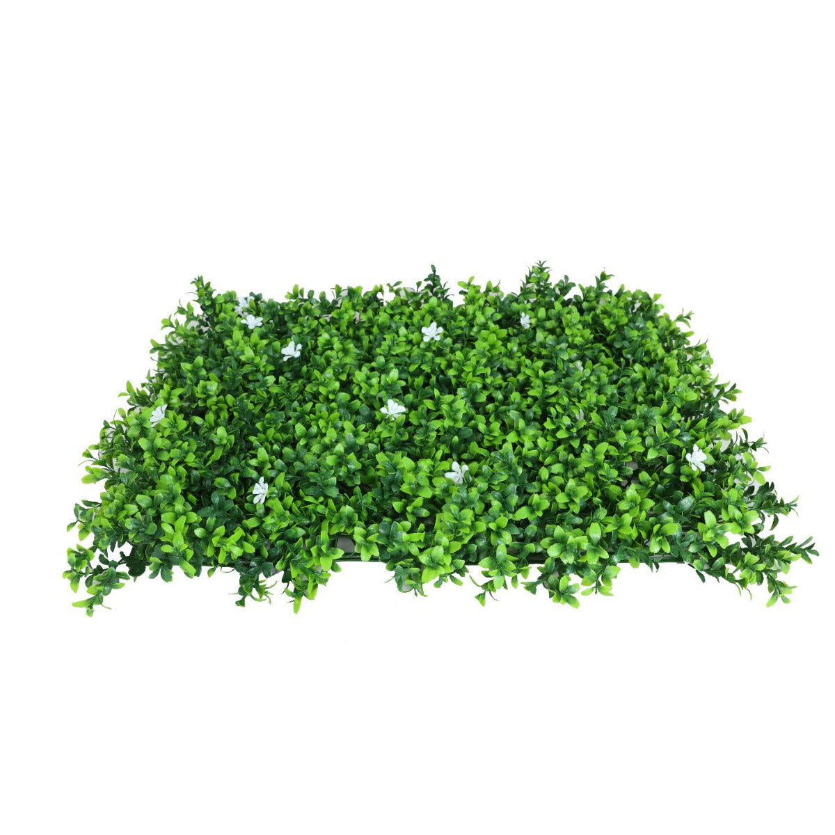 Artificial 'White Flower' Living Wall Hedge Panel 50 x 50cm
