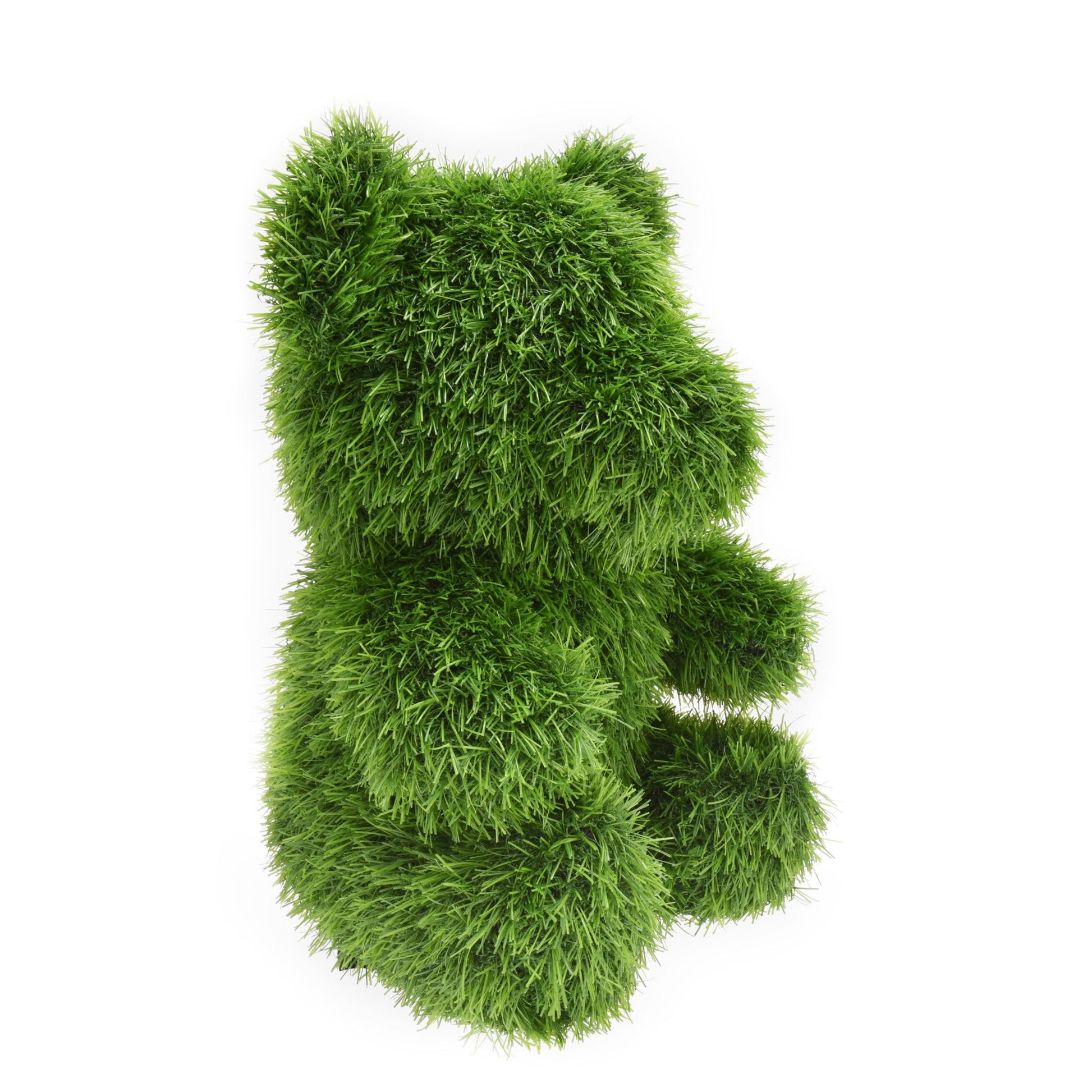 Artificial Grass Topiary Bear 35cm