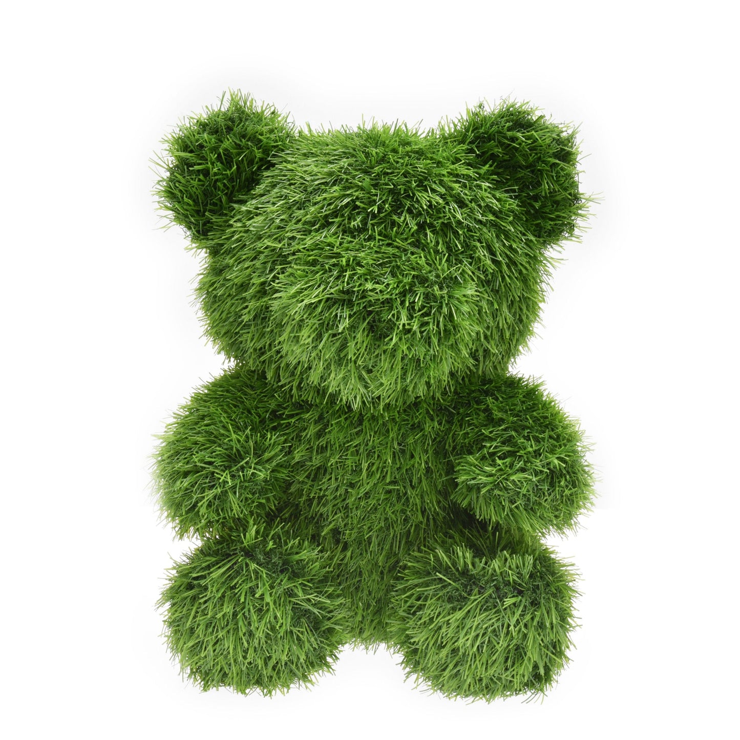 Artificial Grass Topiary Bear 35cm