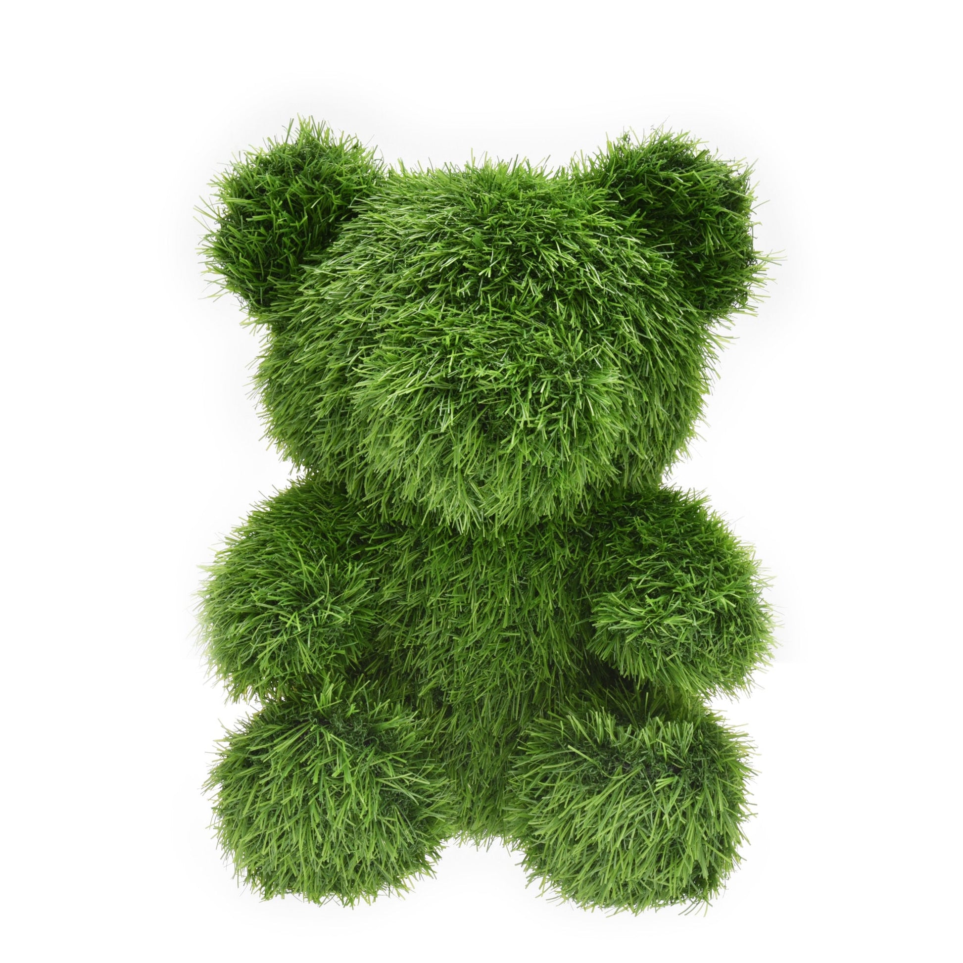 Artificial Grass Topiary Bear 35cm