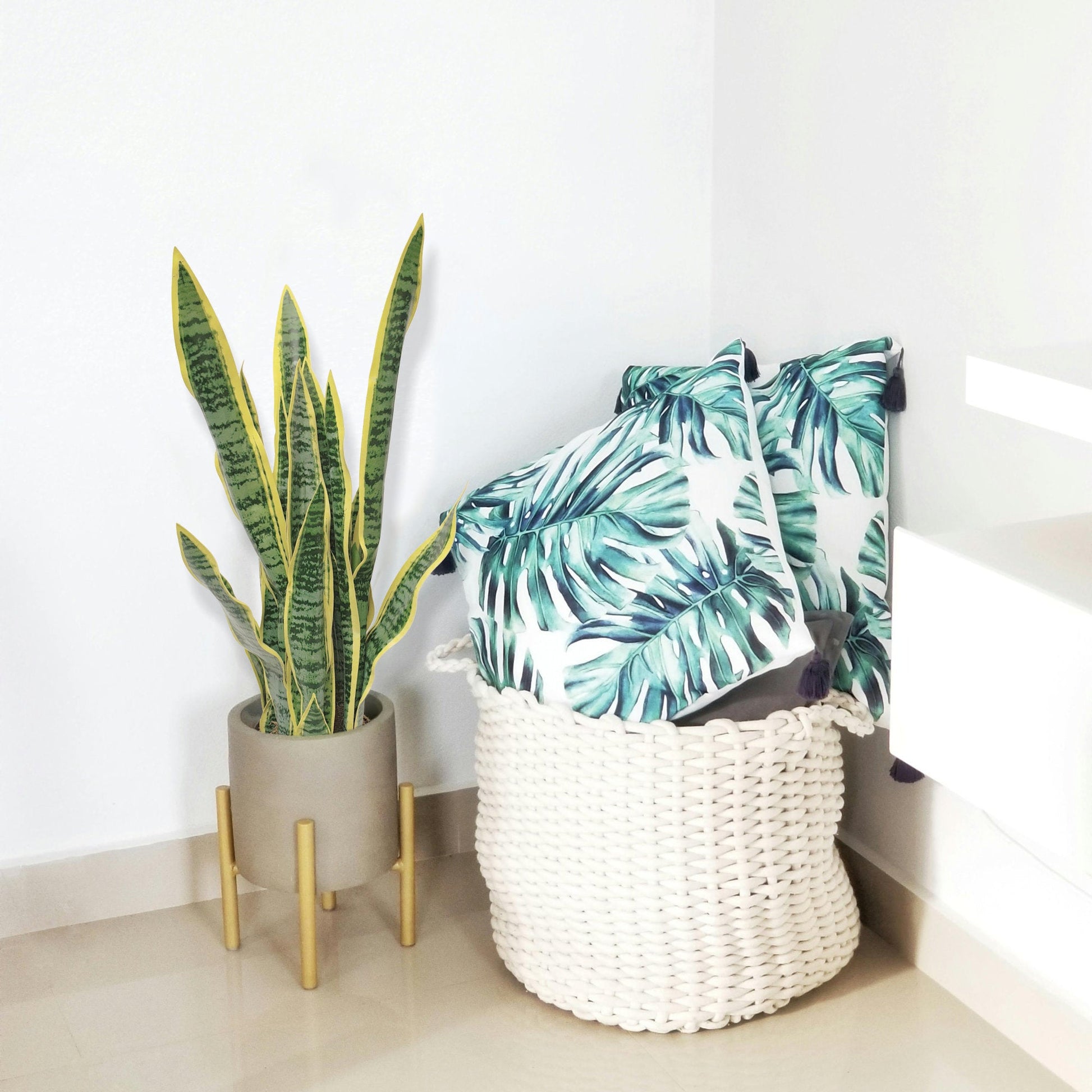 Artificial Dracaena Trifasciata Snake Plant 65cm
