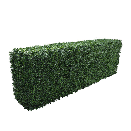Premium Freestanding Artificial Boxwood Hedge - Short