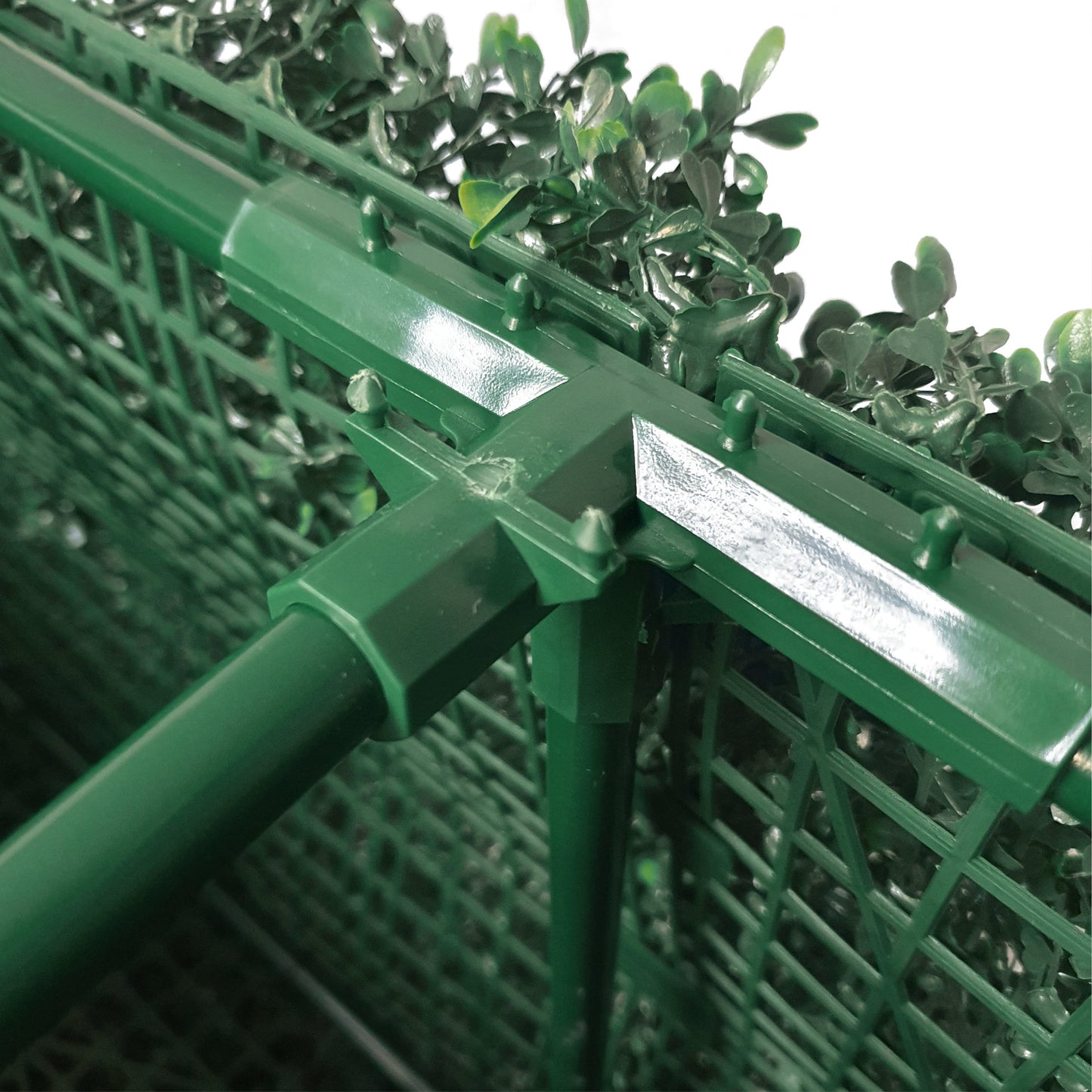 Premium Freestanding Artificial Boxwood Hedge - Short